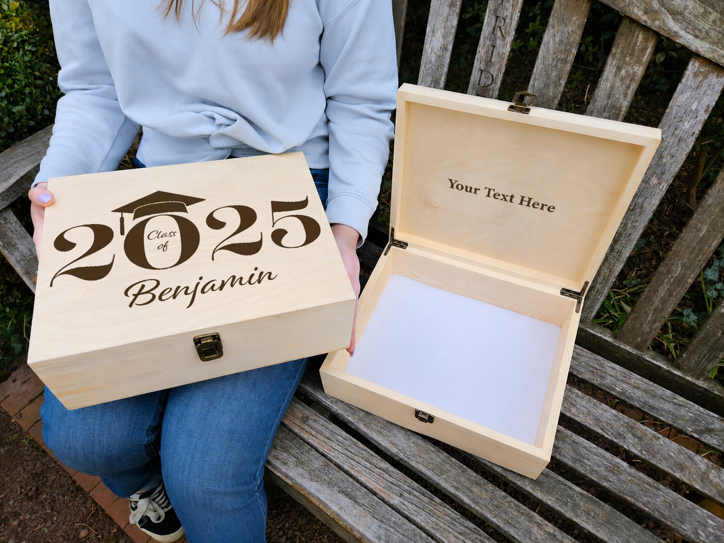 Personalized Graduation Keepsake Box