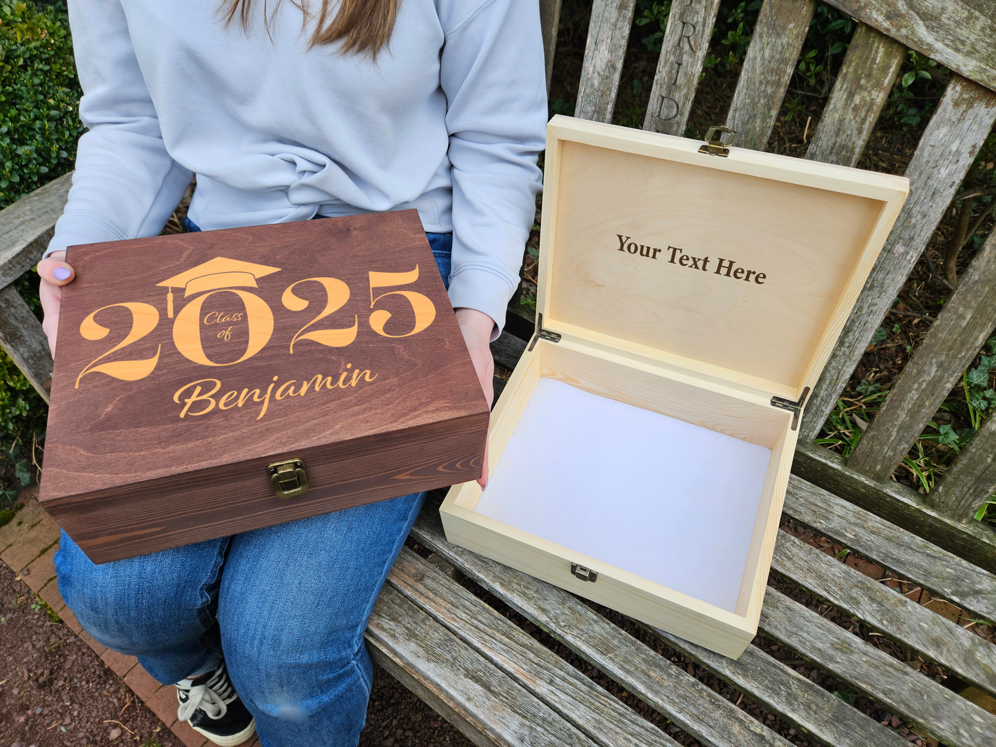 Personalized Graduation Keepsake Box