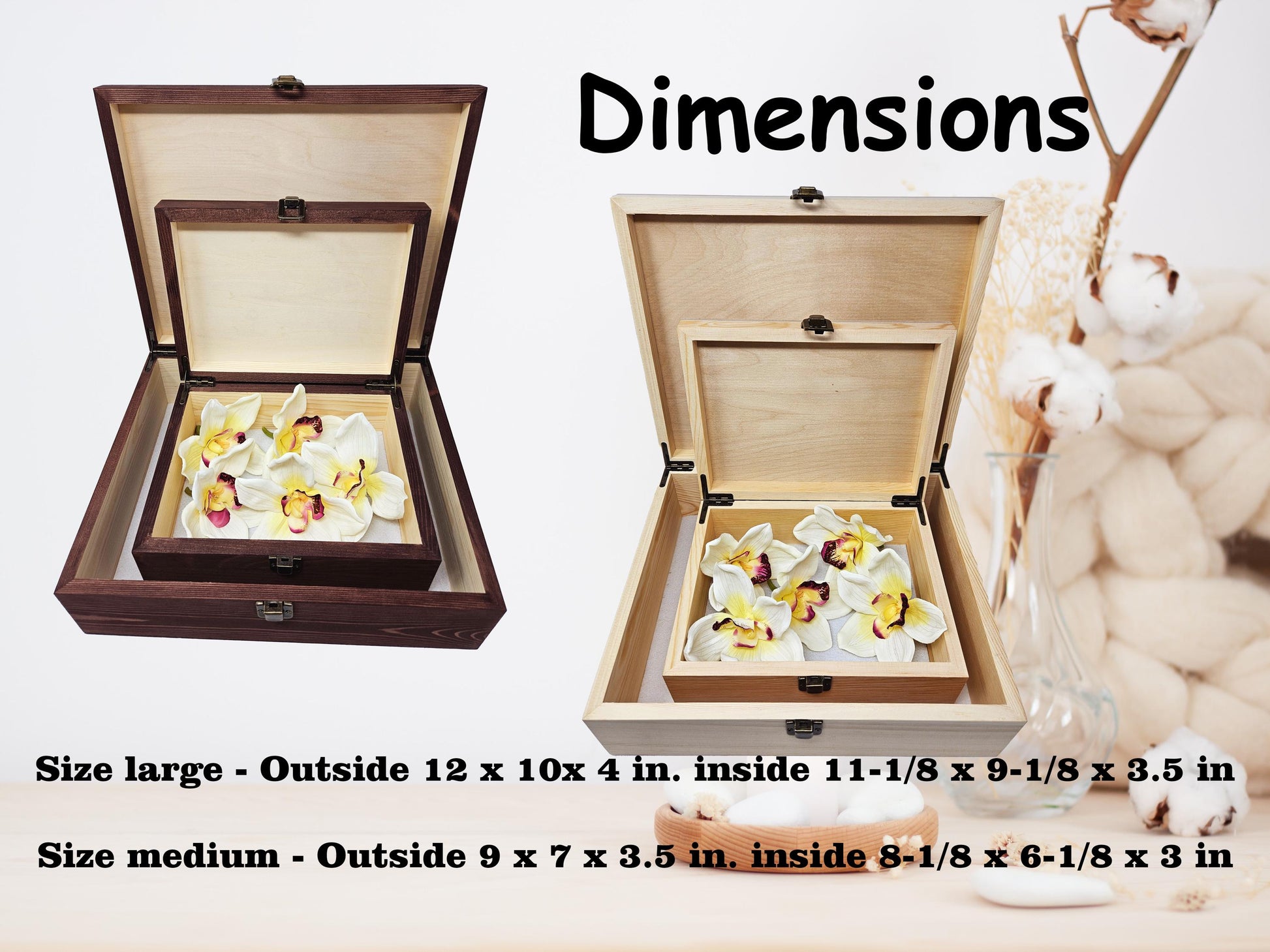 Personalized American Flag Keepsake Box: Engraved Wood Memory Box