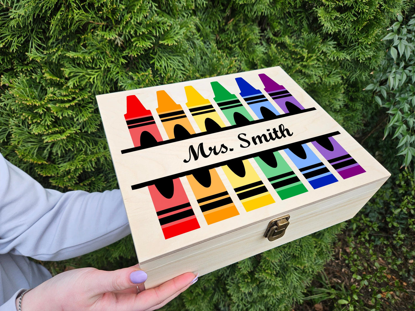 Personalized Teacher Gift Box, Custom Teacher Keepsake Box, Teacher Appreciation Gift, End of Year Teacher Gift, Memory Box, Custom Name Box