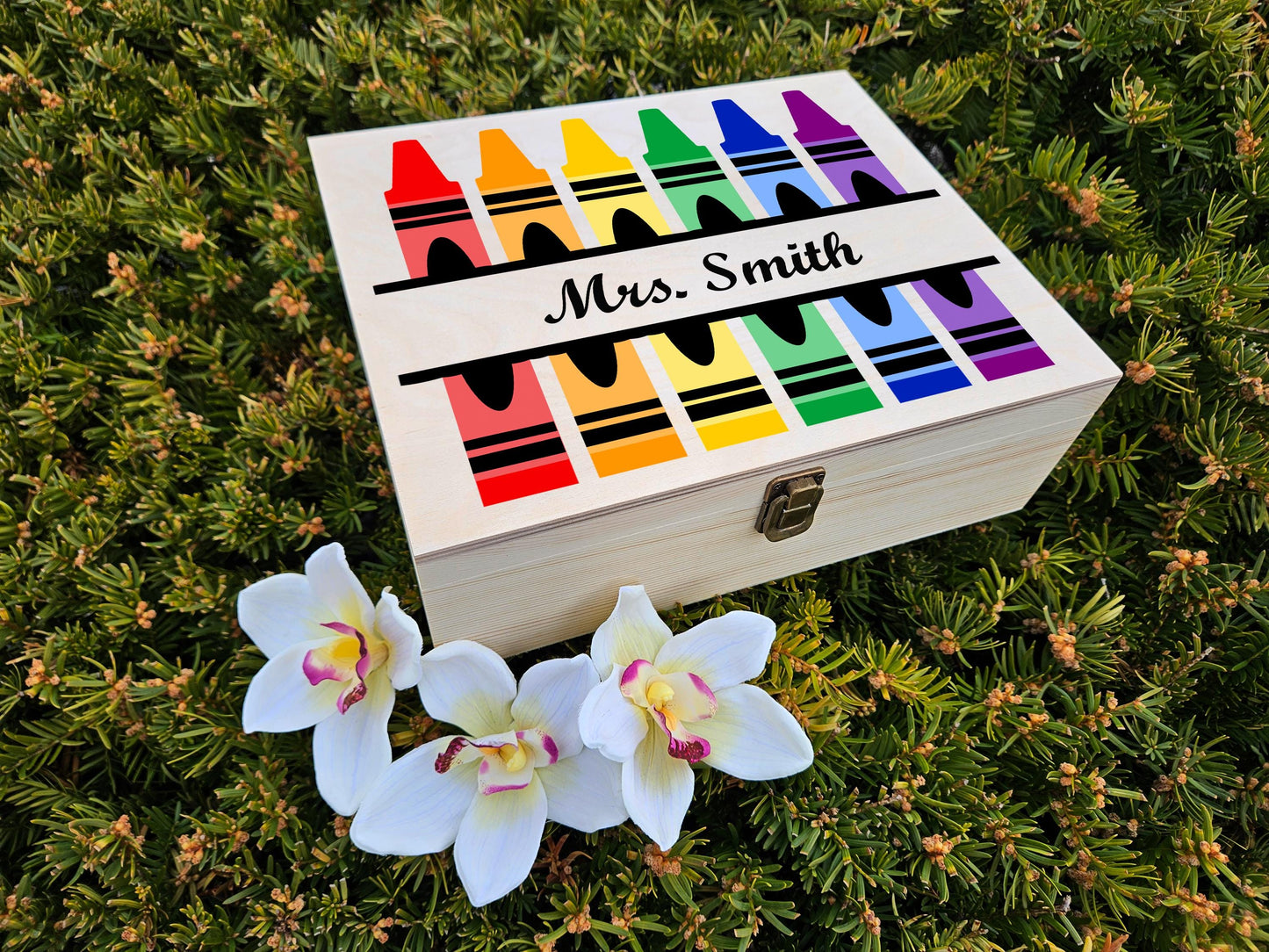 Personalized Teacher Gift Box, Custom Teacher Keepsake Box, Teacher Appreciation Gift, End of Year Teacher Gift, Memory Box, Custom Name Box
