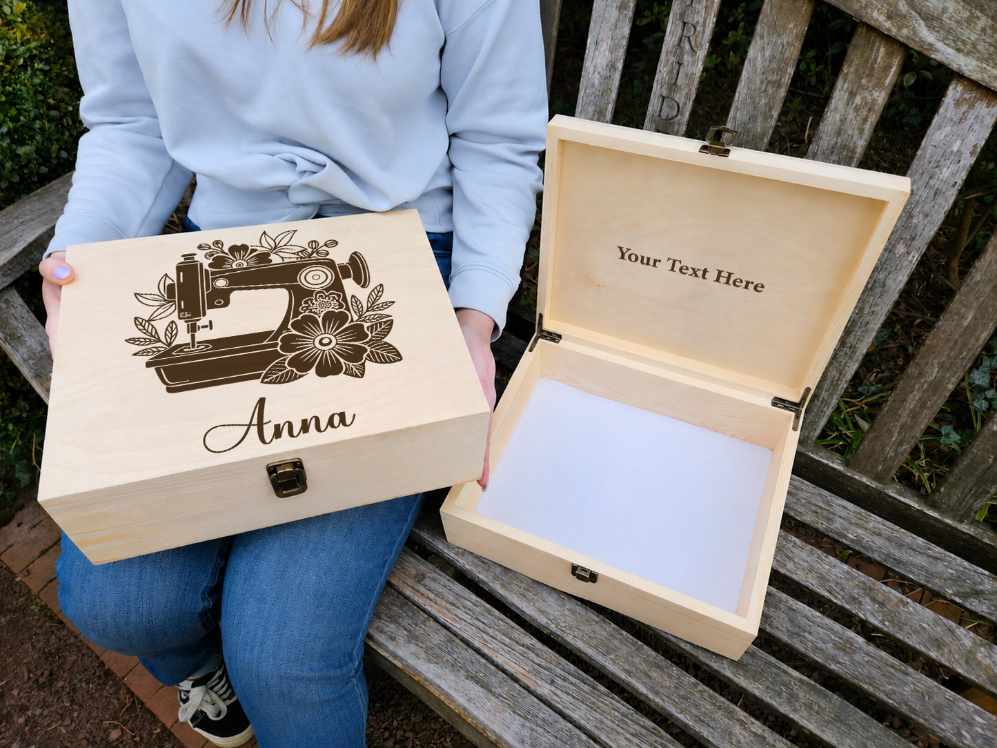 Personalized Sewing Box, Custom Seamstress Gift, Tailor Gift